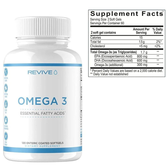 Revive MD Essential Fatty Acids & - Oils Revive Omega 3 120 Capsules