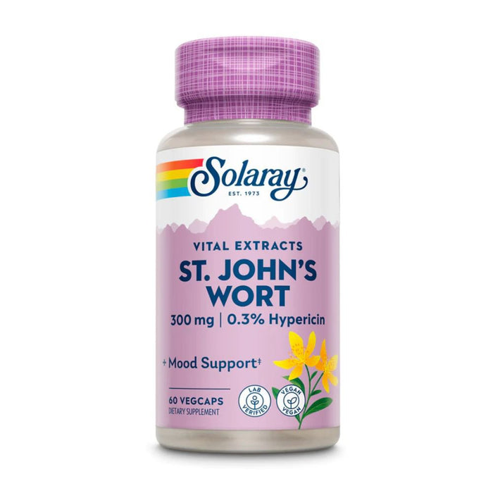 Solaray Vitamins, Minerals, Herbs & More Solaray St. John's Wort 300mg 60 Capsules