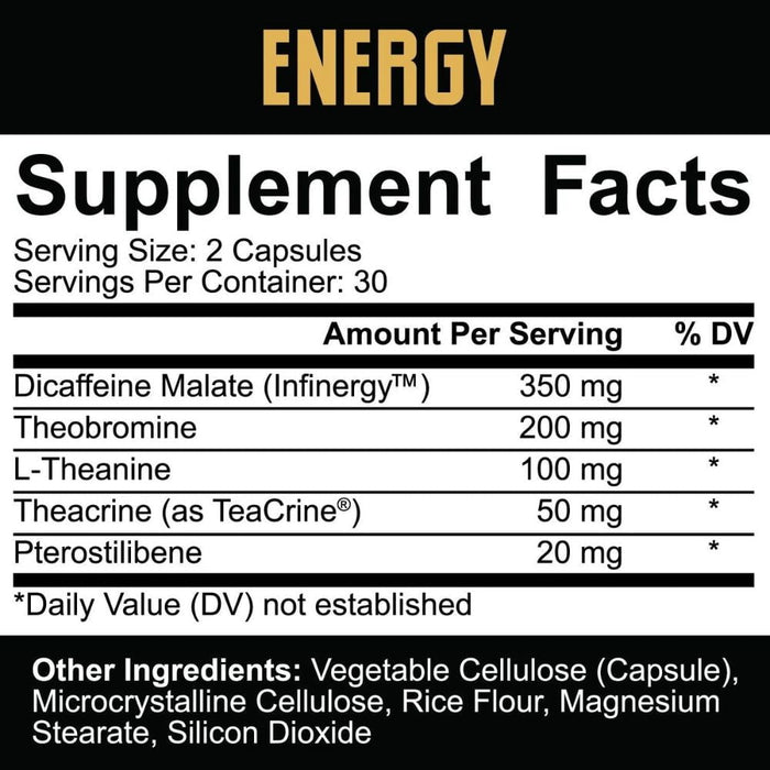 5% Nutrition Pre-Workouts 5% Nutrition Energy 60 Capsules