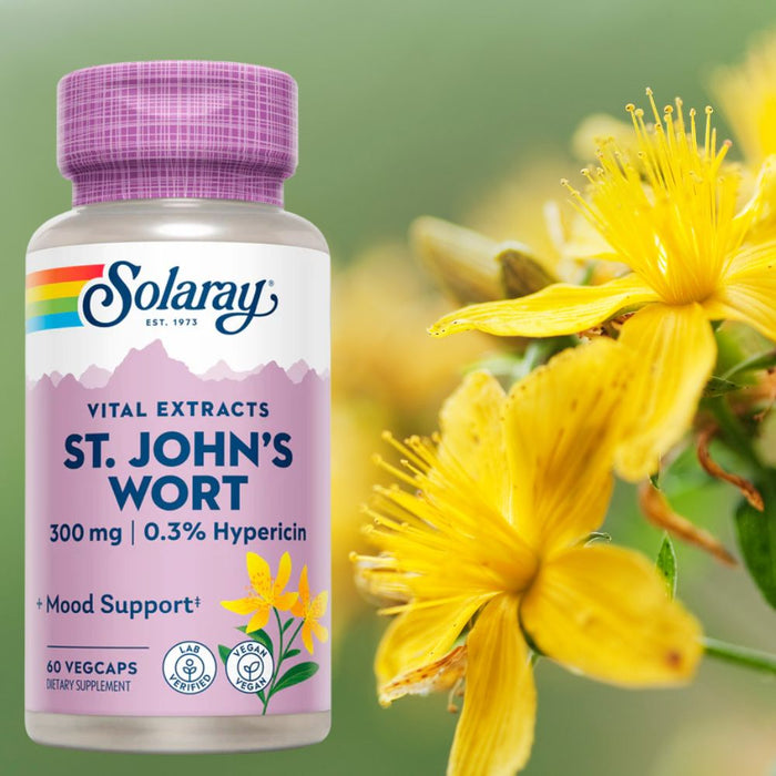 Solaray Vitamins, Minerals, Herbs & More Solaray St. John's Wort 300mg 60 Capsules