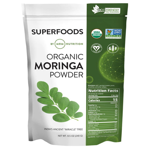 MRM Specialty Health Products MRM Raw Organic Moringa Powder 60 Servings