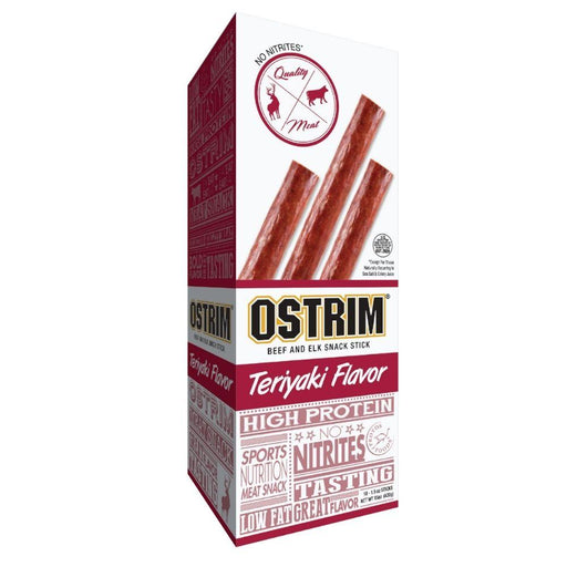 Ostrim Foods & - Juices Teriyaki Ostrim Beef & Selk Jerky Sticks 10 Sticks