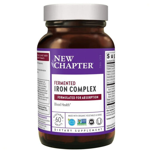 New Chapter Vitamins & Minerals New Chapter Fermented Iron Complex 90 Tablets