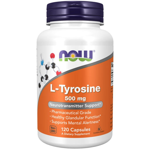 Now Foods Sports Nutrition & More Now Foods L-Tyrosine 500mg 120 Capsules