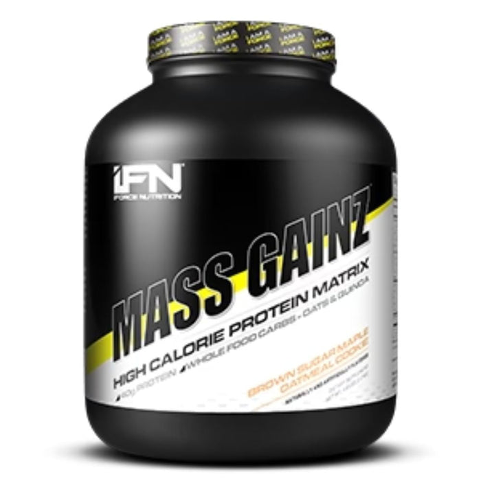 IFORCE Sports Nutrition & More Brown Sugar Maple Oatmeal Cook IFORCE Mass Gainz 4.85 Lbs