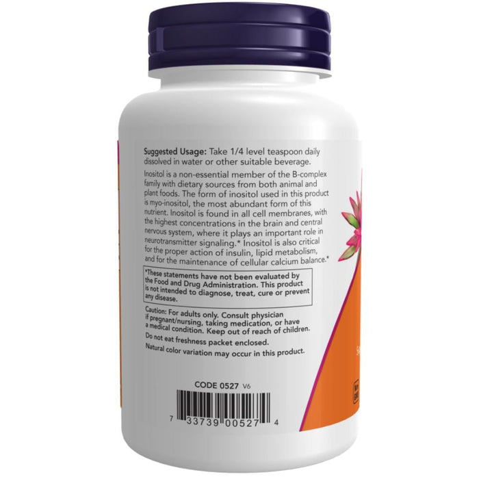 Now Foods Vitamins, Minerals, Herbs & More Now Foods Inositol Pure Pwd 4 Oz