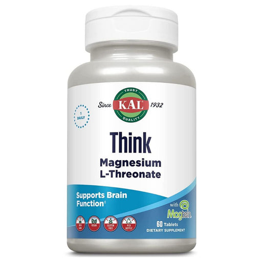 Kal Vitamins & Minerals KAL Think Magnesium & L-Theronate 60 Tablets