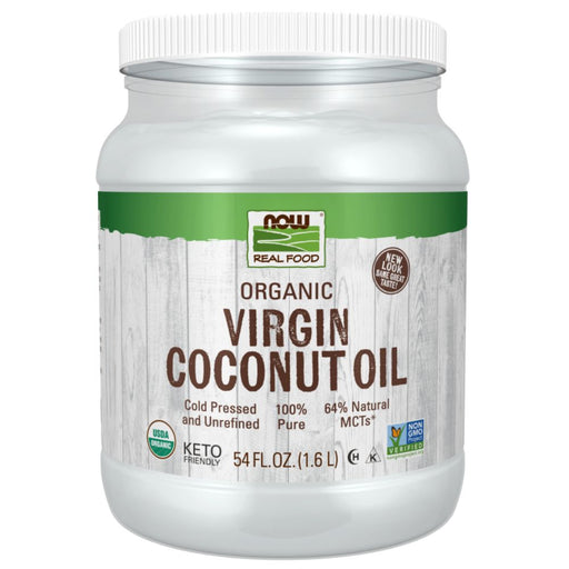 Now Foods Vitamins, Minerals, Herbs & More Now Foods Organic Coconut Oil Virgin 54 Oz