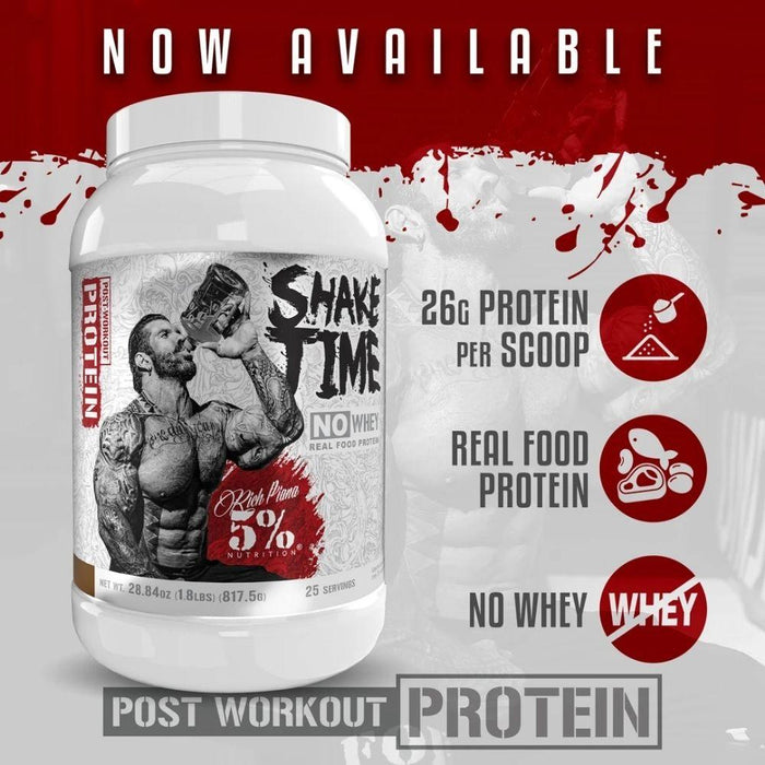 5% Nutrition Protein Powders 5% Nutrition Shake Time 25 Servings