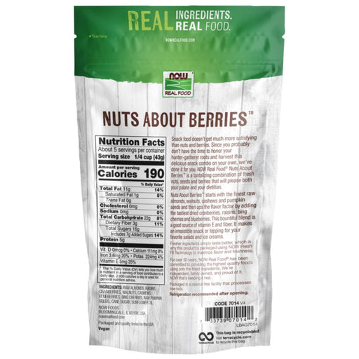 Now Foods Vitamins, Minerals, Herbs & More Now Foods Nuts About Berries 8 Oz