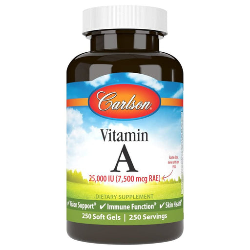 Carlson Vitamins & Minerals Carlson Vitamin A 25,000IU 100 Softgels