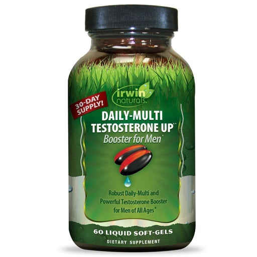 Irwin Naturals Sports Performance Recovery Irwin Naturals Daily Multi Testosterone Up 60 Softgels