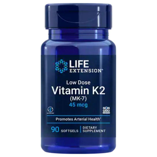 Life Extension Vitamins, Minerals, Herbs & More Life Extension Low-Dose Vitamin K2 Menaquinone-7 (MK-7) 90SG