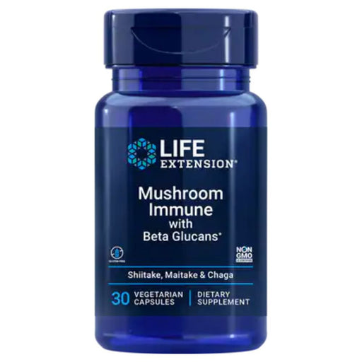 Life Extension Herbs Life Extension Mushroom Immune w/ Beta Glucans 30 Capsules