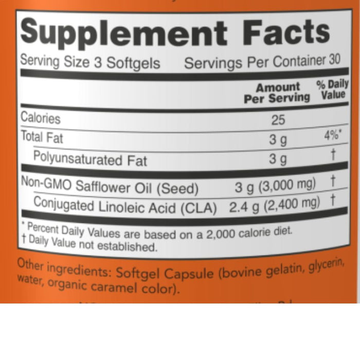 Now Foods Sports Nutrition & More Now Foods CLA 800 Mg 90 Softgels