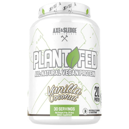 AXE & SLEDGE Protein Powders Vanilla Coconut Axe & Sledge Plant Fed Vegan Protein 30 Servings