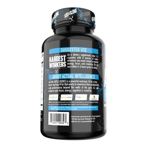 AXE & SLEDGE Nootropics Axe & Sledge Actual Intelligence 60 Capsules