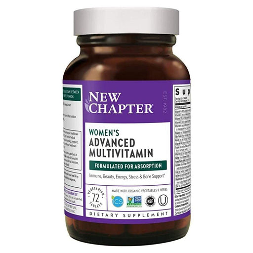 New Chapter Vitamins, Minerals, Herbs & More New Chapter Women's Advanced Multi 72 Tablets