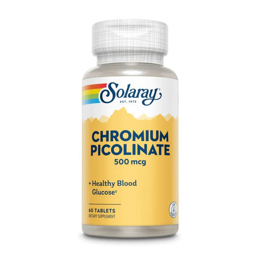 Solaray Vitamins & Minerals Solaray Chromium Picolinate 500mcg 60 Tablets