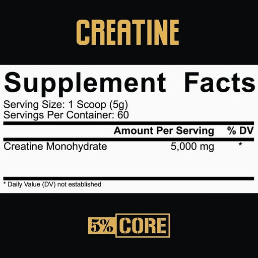 5% Nutrition Creatine 5% Creatine 300 Grams