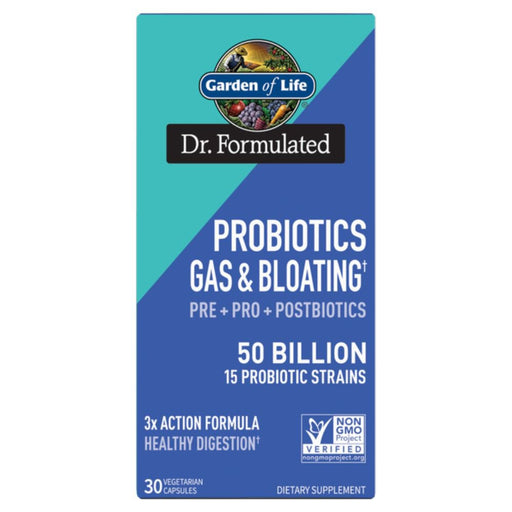 Garden of Life Digestive Health Garden of Life Dr Formulated Probiotic Bloating & Gas 30ct