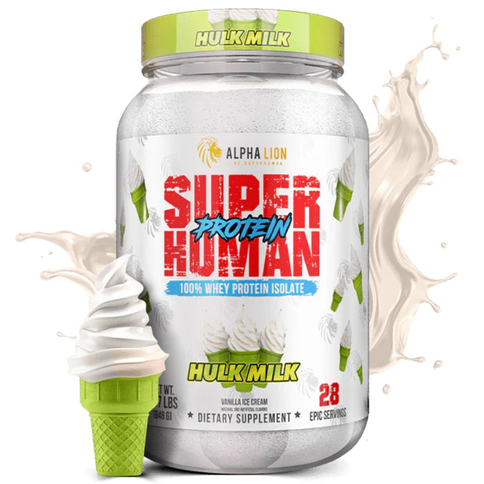 Alpha Lion Protein Powders Hulk Milk (Vanilla Ice Cream) Alpha Lion Super Human Protein 28 Servings