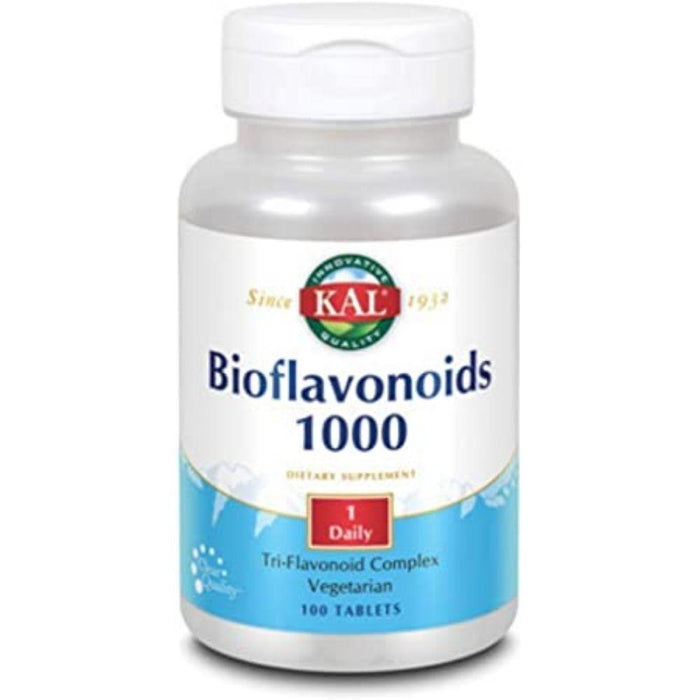 Kal Vitamins & Minerals KAL Bioflavonoids 1000mg 100 Tablets