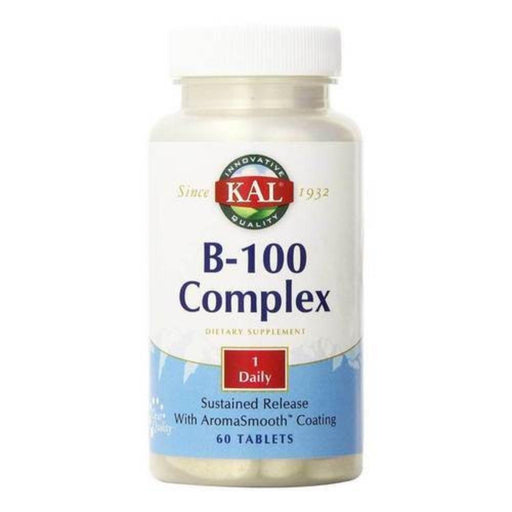 Kal Vitamins & Minerals KAL B-100 Complex S/R 30 Tablets