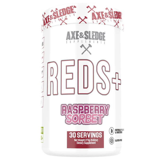 AXE & SLEDGE Digestive Health Raspberry Sorbet Axe & Sledge REDS+ 30 Servings