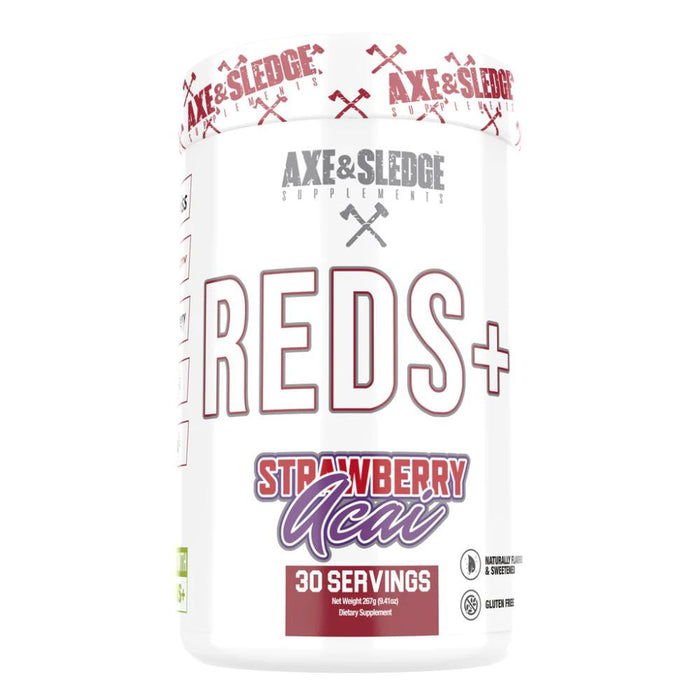 AXE & SLEDGE Digestive Health Strawberry Acai Axe & Sledge REDS+ 30 Servings