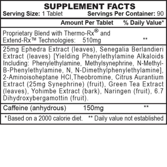 Hi-Tech Pharmaceuticals Sports Nutrition & More Hi-Tech Pharmaceuticals Stimerex-ES w/ Ephedra 90 Tabs