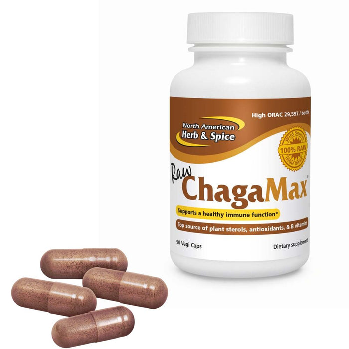 North American Herb & Spice Vitamins, Minerals, Herbs & More North American Herb & Spice ChagaMax 90 Capsules