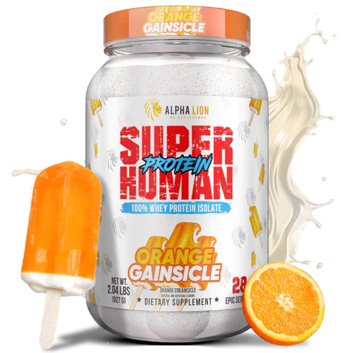 Alpha Lion Protein Powders Orange Gainsicle (Orange Creamsicle) Alpha Lion Super Human Protein 28 Servings