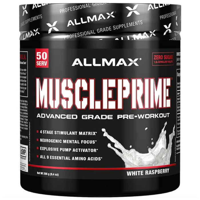 Allmax Nutrition Pre-Workouts Allmax MusclePrime 266g White Raspberry