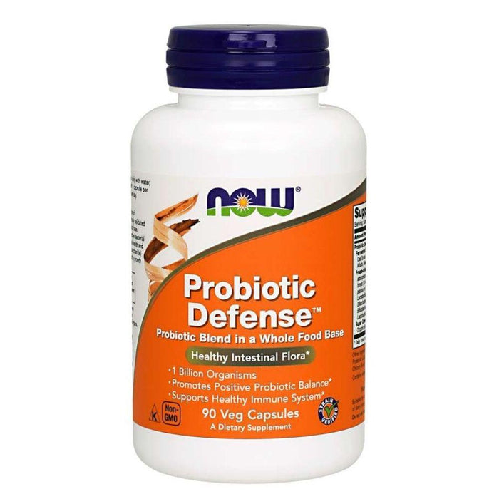 Now Foods Vitamins, Minerals, Herbs & More Now Foods Probiotic Defense 90 Vegetable Capsules (582240174124)