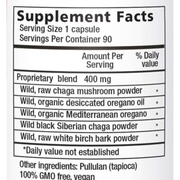 North American Herb & Spice Vitamins, Minerals, Herbs & More North American Herb & Spice ChagaMax 90 Capsules