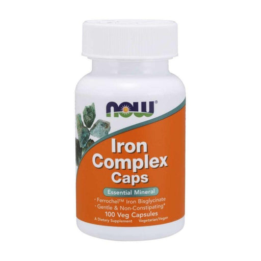 Now Foods Vitamins, Minerals, Herbs & More Now Foods Iron Complex 100 Tablets (582152749100)