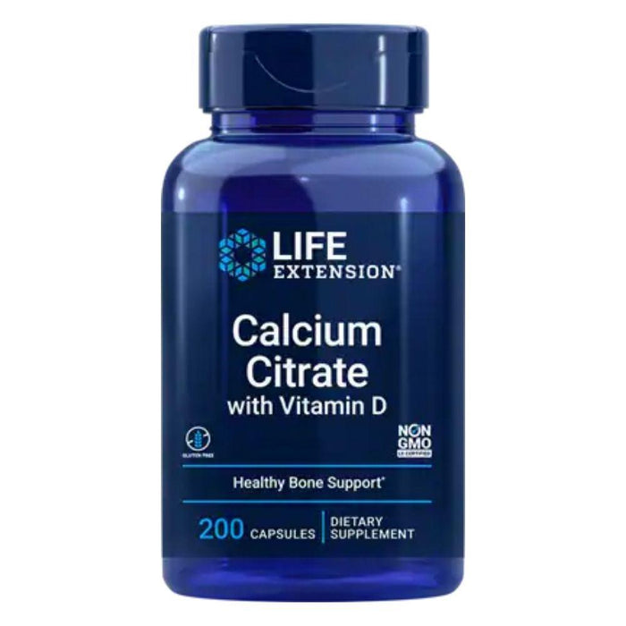 Life Extension Vitamins & Minerals Default Life Extension Calcium Citrate 200 Capsules