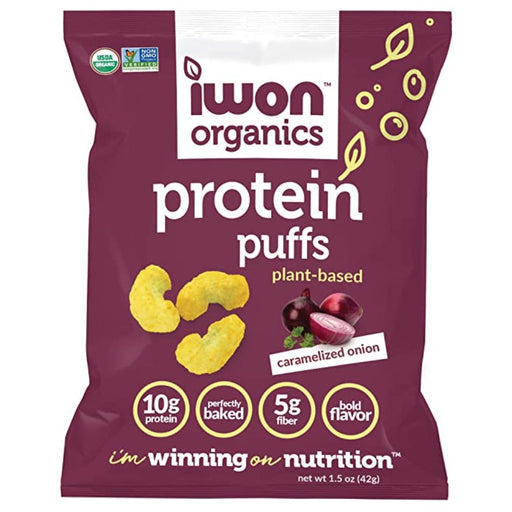 Iwon Foods Juices Carmelized Onion IWON Organic Puffs 8 Bags