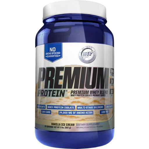 Hi-Tech Pharmaceuticals Protein Powders Vanilla Ice Cream Hi-Tech Pharma Premium Protein 2lbs