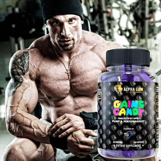 Alpha Lion Nitric Oxide Alpha Lion Gains Candy S7 60 Capsules