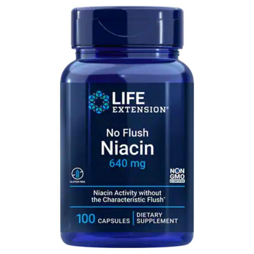 Life Extension Vitamins, Minerals, Herbs & More Life Extension No Flush Niacin 800 mg 100 Caps