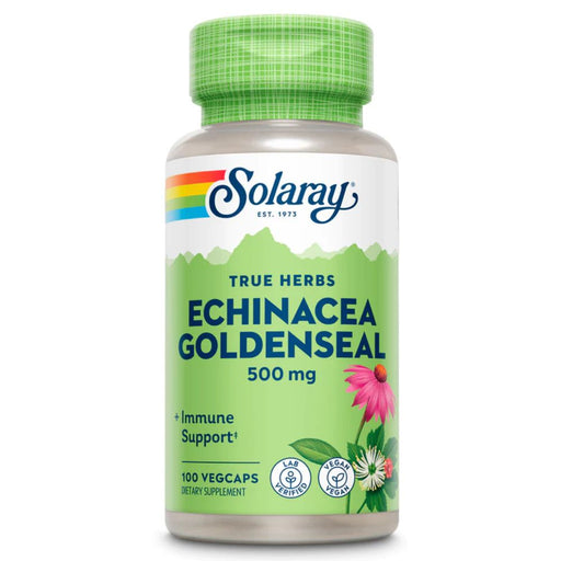 Solaray Vitamins, Minerals, Herbs & More Solaray Echinacea Goldenseal 500mg 100 Capsules