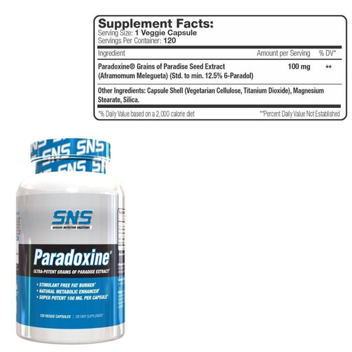 Serious Nutrition Solutions Fat Burner Serious Nutrition Solutions Paradoxine 120 Capsules