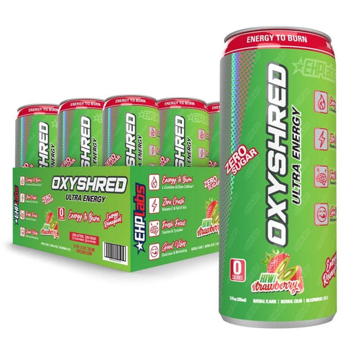 EHP Labs Drinks Kiwi Strawberry EHP OxyShred RTD Energy Drink 12 Case