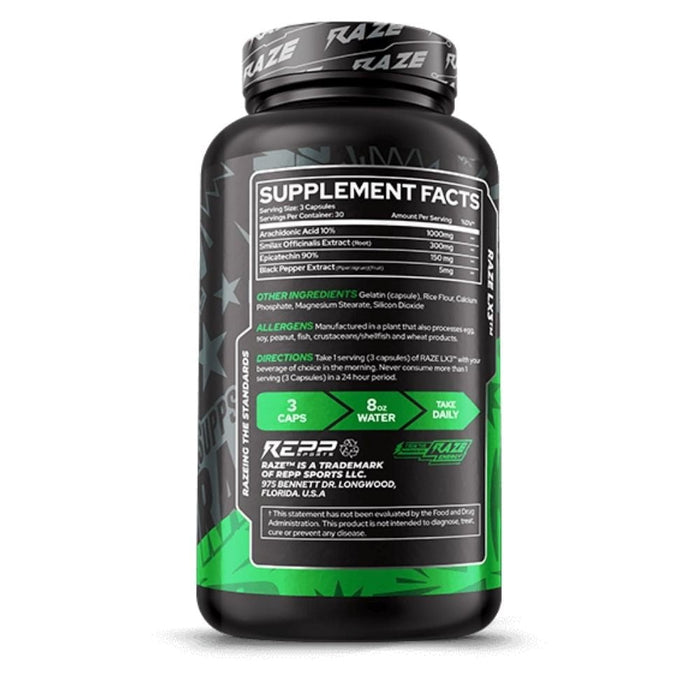 REPP SPORTS Specialty Health Products Raze LX3 90 Capsules