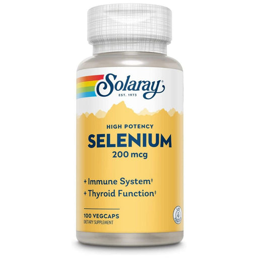 Solaray Vitamins, Minerals, Herbs & More Solaray Selenium 200mcg 100 Capsules