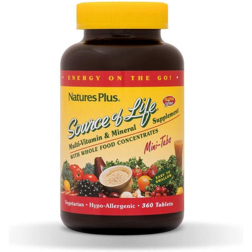 Nature's Plus Multi Vitamins Nature's Plus Source of Life Mini Iron Free 360 Tablets