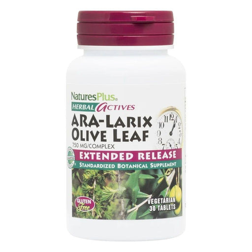 Nature's Plus Herbs Nature's Plus Ara-Larix Olive Leaf 30 Tablets