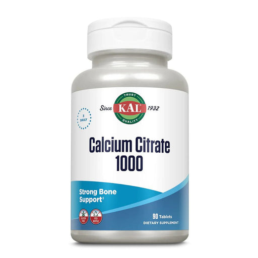 Kal Vitamins & Minerals KAL Calcium Citrate 1000 90 Tablets